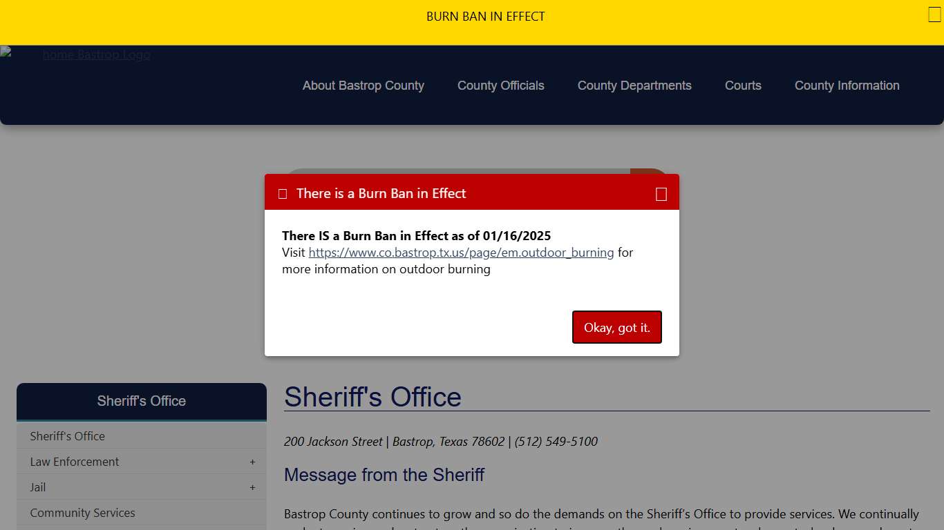 Bastrop County Texas